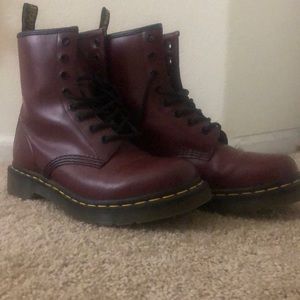 Dr. martens maroon 1460 boot